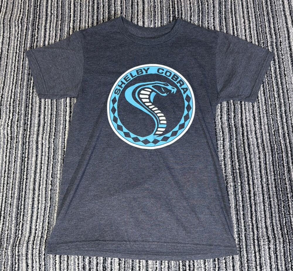 Vntg Fifth Sun Shelby Cobra Official License Short Sleeve T Shirt Men's S Gray